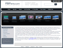 Tablet Screenshot of pbparts.com